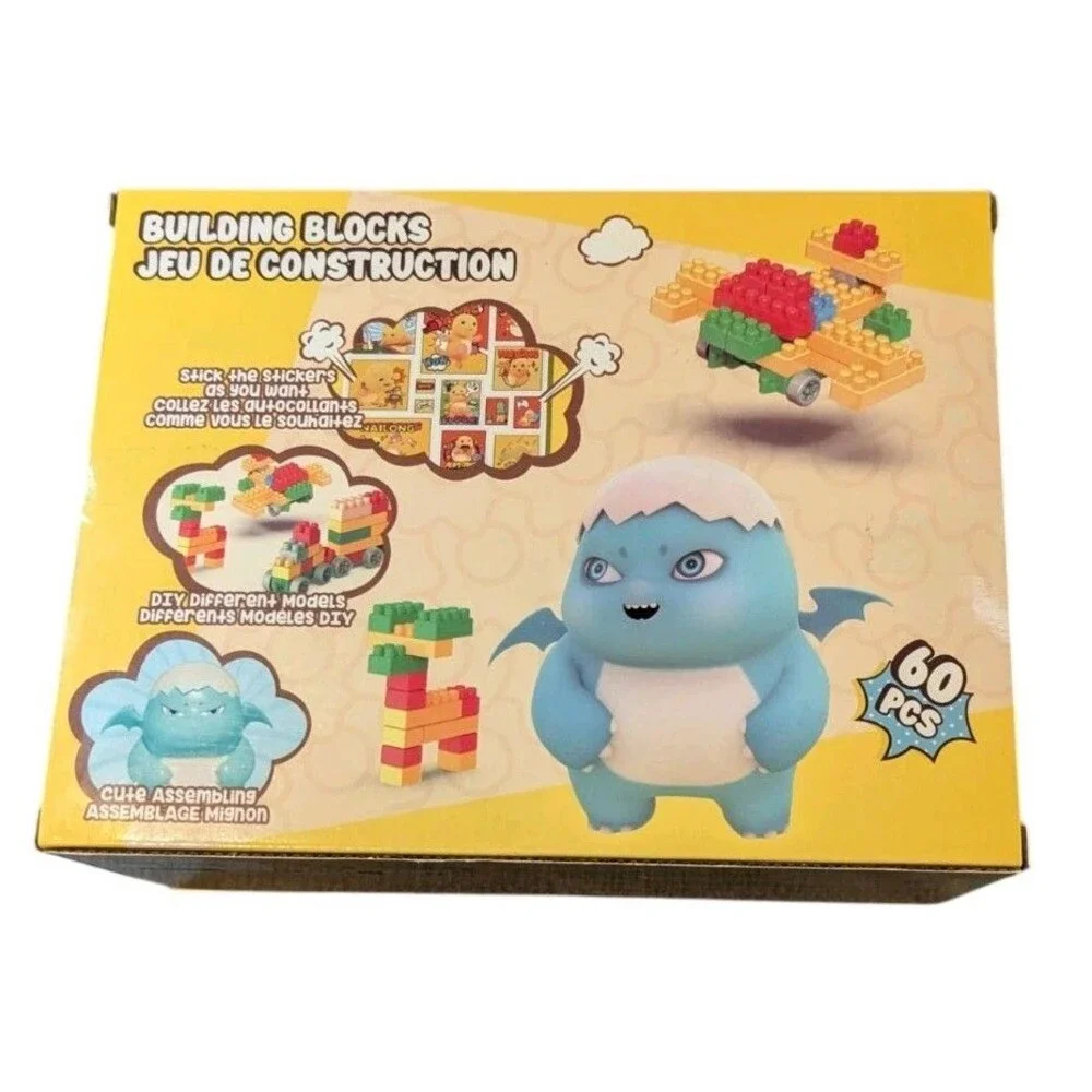 MINISO BOABOALOONG 60 PIECE BUILDING BLOCK SET NEW AGE 3+